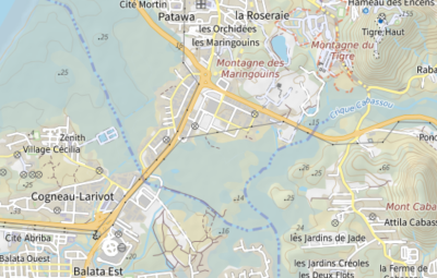 carte de Cayenne