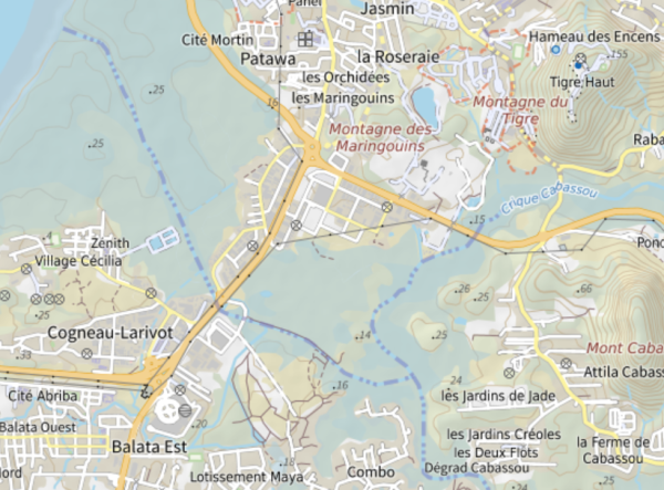 carte de Cayenne